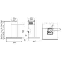 Кухонная вытяжка Elica Adele BL MAT/A/90 - Изображение №2 — Chaika Market