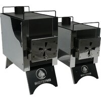 Печка-щепочница Сибтермо Сибирка 00410204 (средняя, нержавеющая сталь) - Изображение №10 — Chaika Market