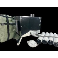 Печка-щепочница Сибтермо Сибирка 00410204 (средняя, нержавеющая сталь) - Изображение №8 — Chaika Market