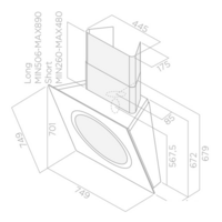 Кухонная вытяжка Elica OM AIR BL/F/75 - Изображение №3 — Chaika Market