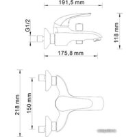 Смеситель Wasserkraft Rossel 2801 - Изображение №3 — Chaika Market