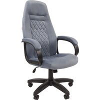 Офисное кресло CHAIRMAN Home 951 (велюр, Т-71 голубой) — Chaika Market