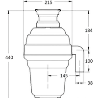 Измельчитель пищевых отходов Bone Crusher BC 1000 - Изображение №4 — Chaika Market