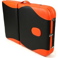Массажный стол Atlas Sport складной 3-с деревянный 60 см (черно-оранжевый) - Изображение №6 — Chaika Market