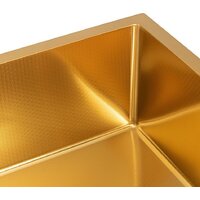 Кухонная мойка ARFEKA ECO AR 700*500 GOLD PVD NANO DECOR - Изображение №5 — Chaika Market