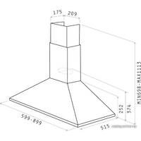 Кухонная вытяжка Elica Tamaya Rail ANBR/A/90 (PRF0057591) - Изображение №3 — Chaika Market
