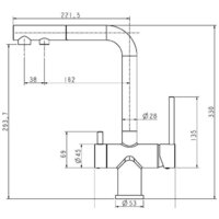 Смеситель Paulmark Serpentine Se213222-418 (черный/черный металлик) - Изображение №9 — Chaika Market