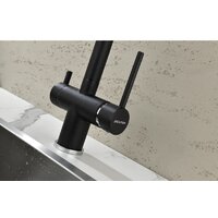 Смеситель Paulmark Serpentine Se213222-418 (черный/черный металлик) - Изображение №7 — Chaika Market