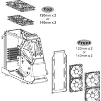 Корпус Thermaltake AH T200 Snow CA-1R4-00S6WN-00 - Изображение №12 — Chaika Market