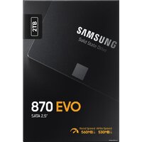 SSD Samsung 870 Evo 2TB MZ-77E2T0BW - Изображение №6 — Chaika Market