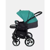 Универсальная коляска Rant Dream (2 в 1, 08 серый/темно-зеленый) - Изображение №5 — Chaika Market