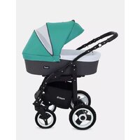 Универсальная коляска Rant Dream (2 в 1, 08 серый/темно-зеленый) - Изображение №10 — Chaika Market