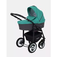 Универсальная коляска Rant Dream (2 в 1, 08 серый/темно-зеленый) - Изображение №14 — Chaika Market