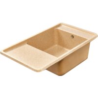 Кухонная мойка Акватон Беллис 87 (песочный) - Изображение №2 — Chaika Market