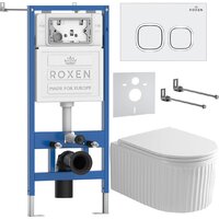 Унитаз подвесной Roxen StounFix Dual Fresh 968265 - Изображение №2 — Chaika Market