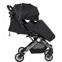 Коляска прогулочная «книга» Farfello Comfy Go Comfort CG-301 (абсолютно черный) - Изображение №2 — Chaika Market