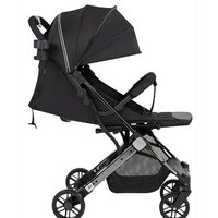 Коляска прогулочная «книга» Farfello Comfy Go Comfort CG-301 (абсолютно черный) - Изображение №3 — Chaika Market