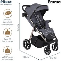 Детская коляска Pituso Emma ET6 (черный) - Изображение №17 — Chaika Market