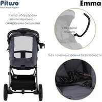 Детская коляска Pituso Emma ET6 (черный) - Изображение №14 — Chaika Market