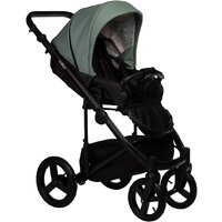 Универсальная коляска Indigo Tour Eco (2 в 1, te 03/черная кожа+шалфей кожа) - Изображение №3 — Chaika Market