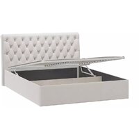 Кровать Трия Скарлет универсальная тип 1 с ПМ и заглушиной 160x200 (велюр бежевый) - Изображение №3 — Chaika Market