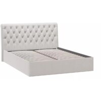 Кровать Трия Скарлет универсальная тип 1 с ПМ и заглушиной 160x200 (велюр бежевый) - Изображение №2 — Chaika Market