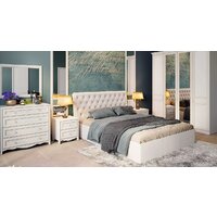 Кровать Трия Скарлет универсальная тип 1 с ПМ и заглушиной 160x200 (велюр бежевый) - Изображение №4 — Chaika Market