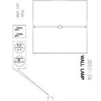 Бра Favourite 3057-3W - Изображение №8 — Chaika Market