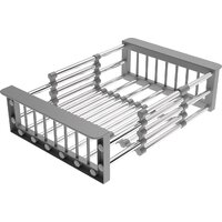 Кухонная мойка Roxen Stage 560250-60B PVD графит (c держателем для ножей, двумя коландерами, разделочной доской и дозатором) - Изображение №6 — Chaika Market