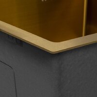 Кухонная мойка ARFEKA ECO AR 700*500 GOLD PVD NANO - Изображение №6 — Chaika Market