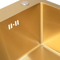 Кухонная мойка ARFEKA ECO AR 700*500 GOLD PVD NANO - Изображение №5 — Chaika Market