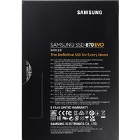 SSD Samsung 870 Evo 1TB MZ-77E1T0BW - Изображение №7 — Chaika Market