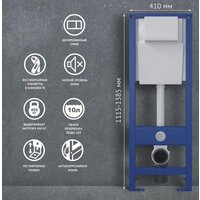 Унитаз подвесной Berges Wasserhaus Ego X Rimless 043356 (с сиденьем) - Изображение №8 — Chaika Market