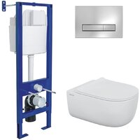 Унитаз подвесной Berges Wasserhaus Ego X Rimless 043356 (с сиденьем) — Chaika Market