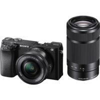 Беззеркальный фотоаппарат Sony Alpha a6100 Double Kit 16-50mm + 55-210mm (черный) - Изображение №13 — Chaika Market