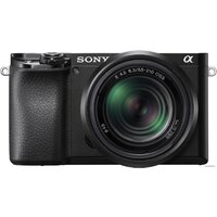 Беззеркальный фотоаппарат Sony Alpha a6100 Double Kit 16-50mm + 55-210mm (черный) — Chaika Market