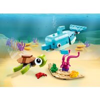 Конструктор LEGO Creator 31128 Дельфин и черепаха - Изображение №3 — Chaika Market