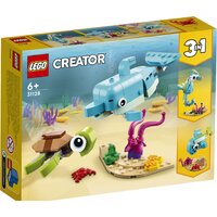 Конструктор LEGO Creator 31128 Дельфин и черепаха — Chaika Market