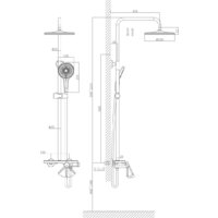Душевая система  A-Five A5-0738 - Изображение №6 — Chaika Market