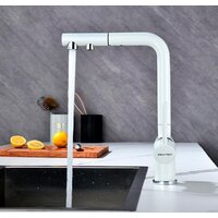 Смеситель Paulmark Serpentine SE213222-431 (белый матовый) - Изображение №10 — Chaika Market