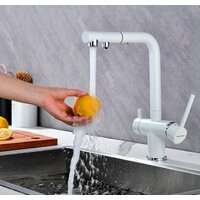 Смеситель Paulmark Serpentine SE213222-431 (белый матовый) - Изображение №12 — Chaika Market