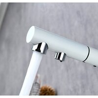 Смеситель Paulmark Serpentine SE213222-431 (белый матовый) - Изображение №11 — Chaika Market