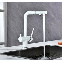 Смеситель Paulmark Serpentine SE213222-431 (белый матовый) - Изображение №8 — Chaika Market