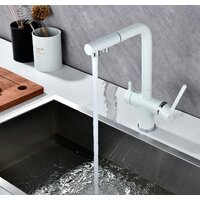 Смеситель Paulmark Serpentine SE213222-431 (белый матовый) - Изображение №13 — Chaika Market