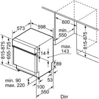 Встраиваемая посудомоечная машина Bosch Serie 4 SMI4ECS28E - Изображение №6 — Chaika Market