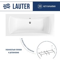Ванна Lauter Belgravia 190x90 21110190 (с каркасом) — Chaika Market