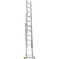 Лестница-стремянка Новая высота NV 223 алюминиевая трёхсекционная 3x7 ступеней - Изображение №8 — Chaika Market