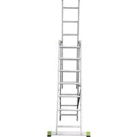 Лестница-стремянка Новая высота NV 223 алюминиевая трёхсекционная 3x7 ступеней - Изображение №6 — Chaika Market