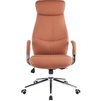 Офисное кресло Everprof Bell (экокожа, коричневый) - Изображение №2 — Chaika Market