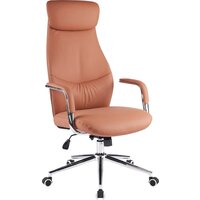 Офисное кресло Everprof Bell (экокожа, коричневый) — Chaika Market